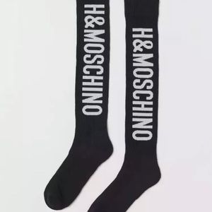 H&MOSCHINO  BLACK SOCKS /1 pack.